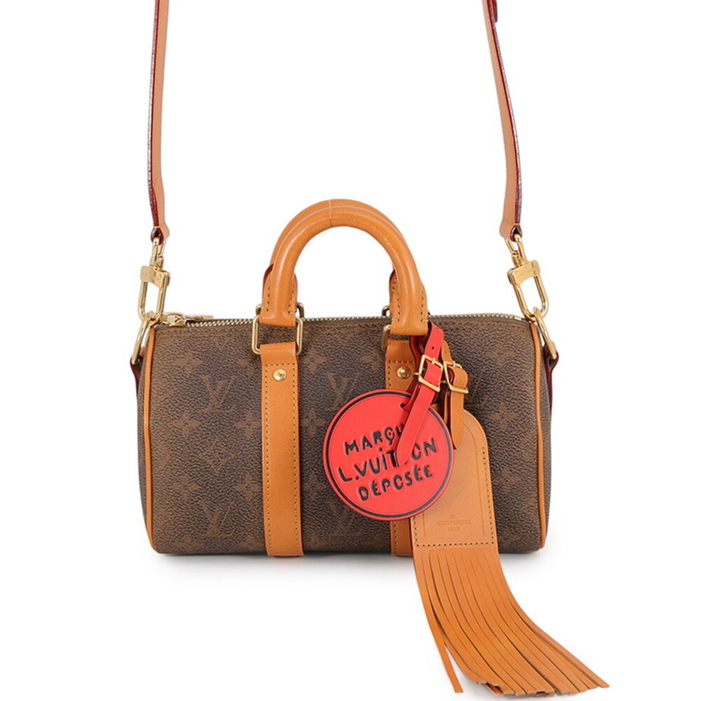Louis Vuitton Monogram Dust Keepall Bandoulière 25 M11542 2-way Shoulder Bag ...